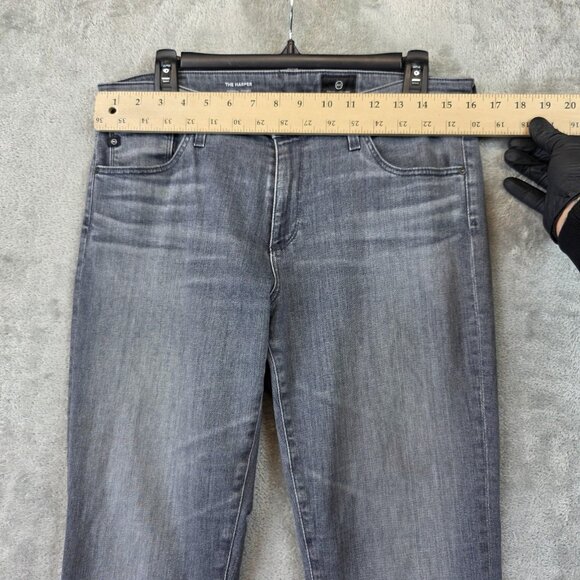 AG Adriano Goldschmied Jeans Womens 30R Gray The Harper Slim Fit Stretch Denim - Picture 2 of 12